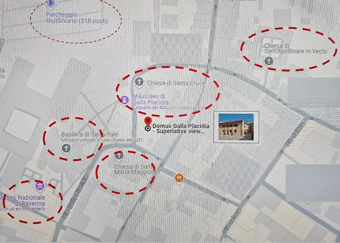 Domus Galla Placidia - Superlative View - 50 Meters From Unesco Heritage Sites - San Vitale - Galla Placidia Rávena